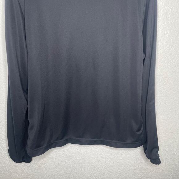 Adidas Mens Jacket Size M Black Full Zip Long Sleeve Unlined Track Jacket - Picture 13 of 14